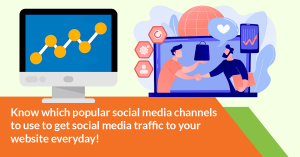 social media traffic to your website