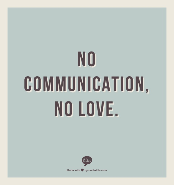no-communication